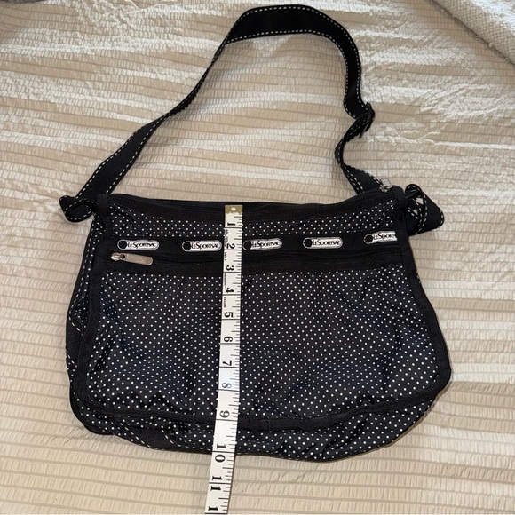 Black & White Expandable Dotted LeSportsac Wet Bag - Picture 7 of 12